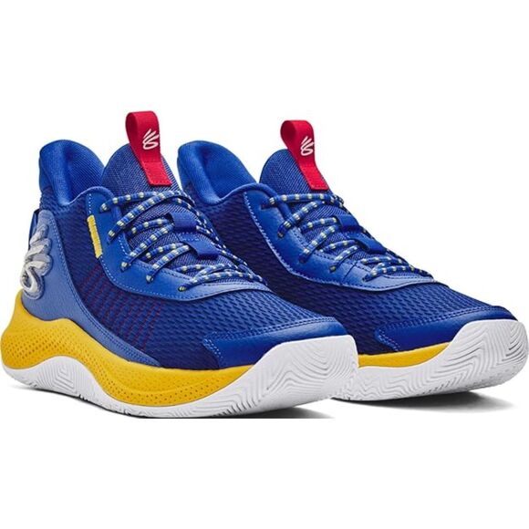 Under Armour W 10.5 Curry 3Z7 Basketball Shoes 3026622 Royal 400 - Picture 4 of 5